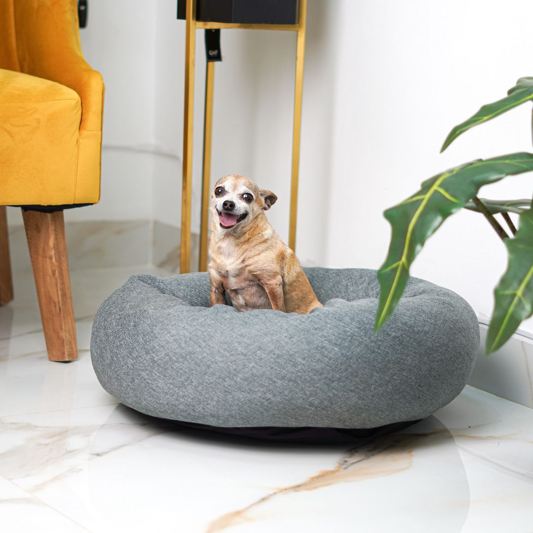 Funda Lino para Cama Antiestrés para Perros
